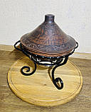 Садж кований d30 - Таджин глиняний 3л, фото 5