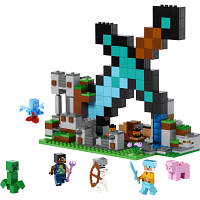 Конструктор LEGO Minecraft Форпост с мечом 427 деталей 21244 n