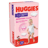 Подгузники Huggies Pants 5 Jumbo 12-17 кг для девочек 34 шт 5029053564272 n