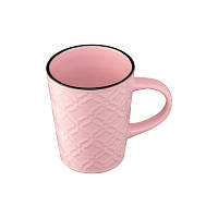 Чашка Ardesto Relief 320 мл Pink AR3474P n