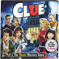 Настольная детективная игра Клуэдо классическая Hasbro Clue Cluedo англ.язык
