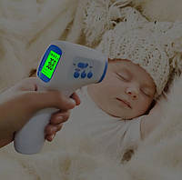 Безконтактний інфрачервоний цифровий універсальний медичний термометр-пірометр TE-808 (градусник)