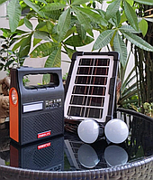 Портативна сонячна станція YOBOLIFE 3601-LM-6V 5500mAH з функцією Power Bank FM радіо
