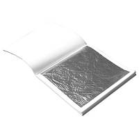 Сусальное серебро листовое 8*8 см, 1 лист