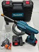 Мойка аккумуляторная Makita MK-1203 (21 В, 6 Ач, 26 бар) + 2 АКБ для авто высокого давления