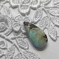 Ларимар натуральный камень кабошон для создания украшений морская волна перстень кулон с ларимаром