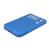 Зовнішній HDD 2.5" Usb 3.0 320GB TRY TB-S257U3 металевий корпус, синій