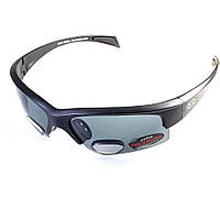 Очки BluWater Bifocal-2 (+3.0) Polarized (gray) черная бифокальная линза с диоптриями