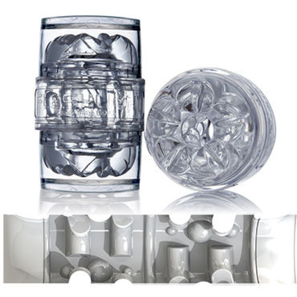 Мастурбатор двосторонній Fleshlight Quickshot Vantage, зі стимулювальним малюнком усередині
