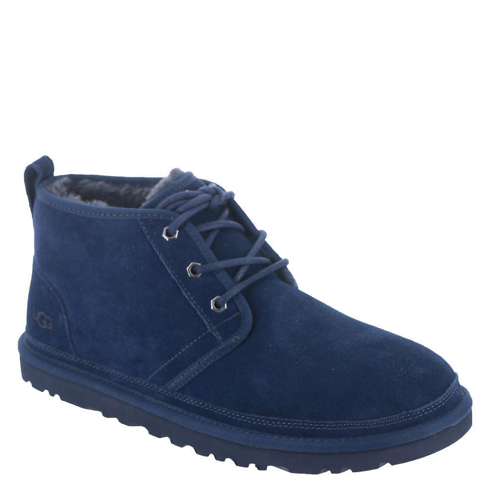 Чоловічі замшеві черевики UGG на хутрі 1159804069 (Синій, 48,5)
