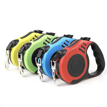 Автоматичний висувний повідець для собак 3 м Нейлоновий повідець для собак