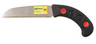 Ножовка садовая MASTERTOOL Самурай 170 мм 9TPI каленый зуб 3-D заточка (14-6012) ES, код: 8215956