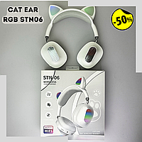 Теплі навушники з котячими вушками Навушники з котячими вушками Bluetooth-навушники з котячими вушками