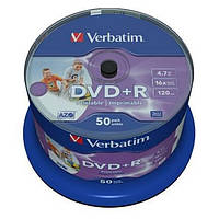 Диск Verbatim DVD+R 43512 50 шт 4.7 GB