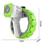 Пістолет з мильними бульбашками (генератор мильних бульбашок) ЗЕЛЕНИЙ арт. 777-30 A, фото 3