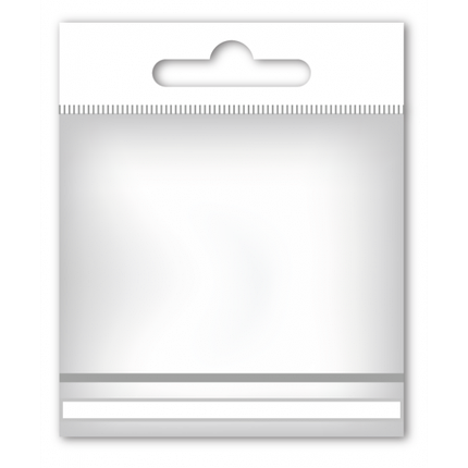 Пакет ПП 80*90/3 (100 шт/уп) поліпропіленовий з єврослотом та клейкою стрічкою на клапані, Пакет для пакування, фото 1