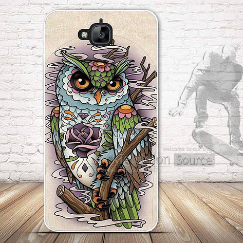 Силіконовий чохол на Huawei Y6 Pro з картинкою Сова, фото 1