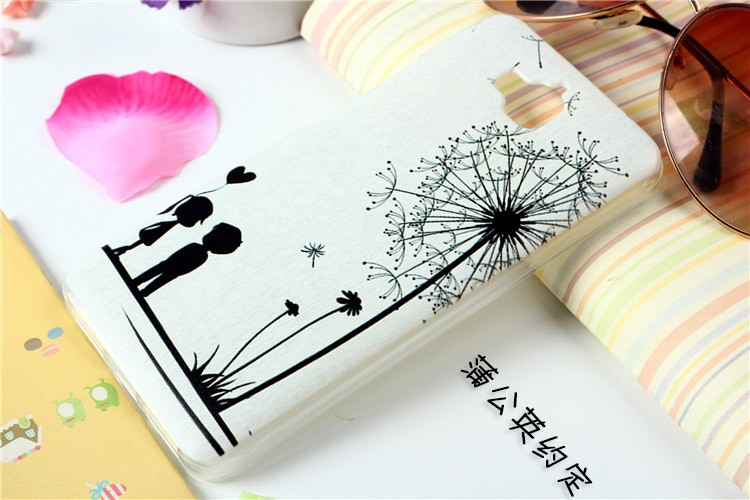 Силіконовий чохол на Huawei Y6 Pro з картинкою закохана пара під кульбабою