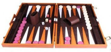 Классические нарды в кейсе из кожзама размером 45*45 см Duke 240400