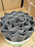 Бордюрна стрічка 20 см 9 метрів сіра посилена VARTCO (Польща)