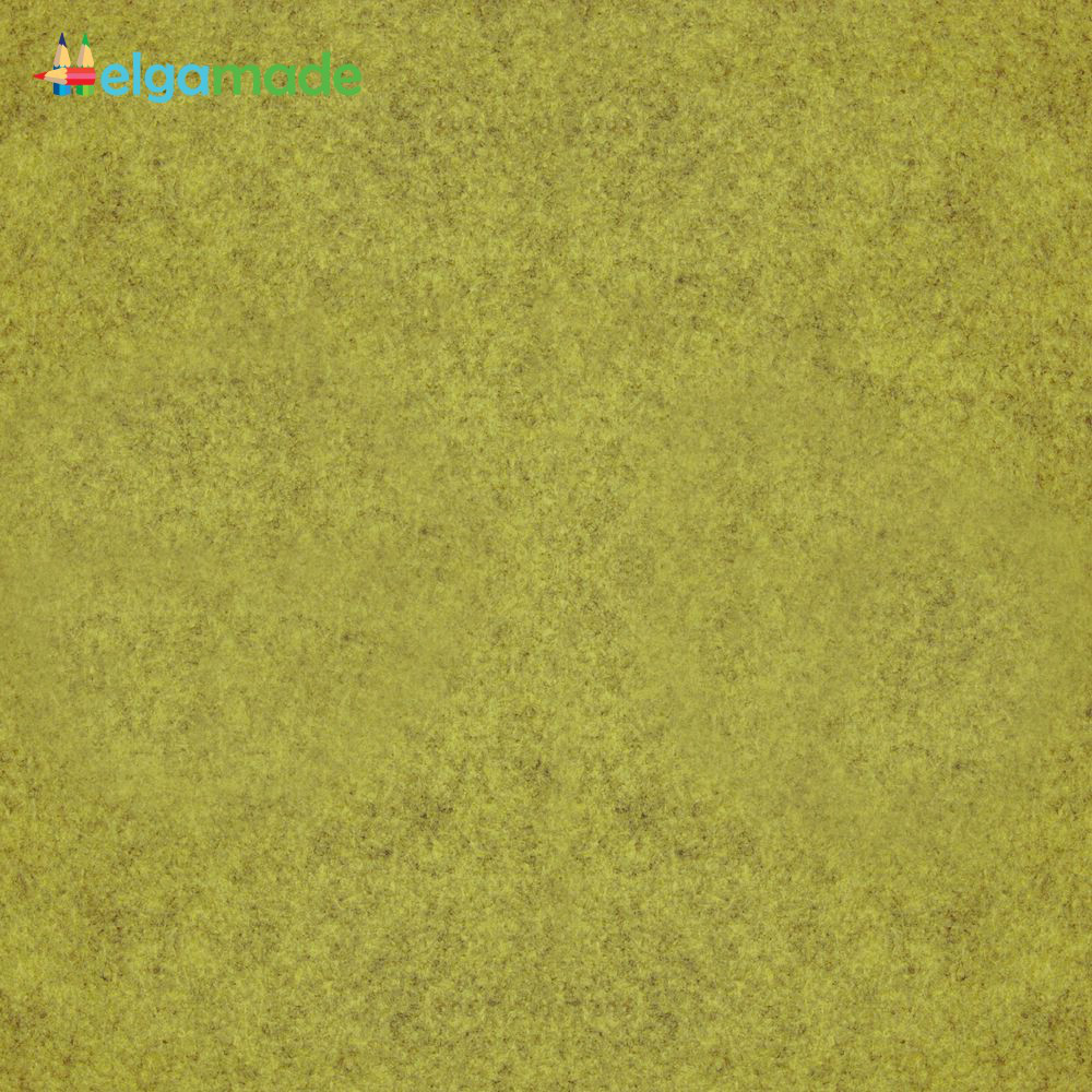 Фетр американський ОЛИВКОВИЙ меланж, 90x92 см, 1.3 мм, напіввовняний м'який