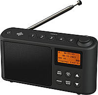 Цифровое радио I-box Spectrum портативное радио с питанием и аккумулятором, зарядка через USB