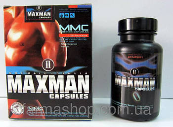Maxman II Максмен 2 в капсулах для підвищення потенції та збільшення члена 60 капсул hotdeal