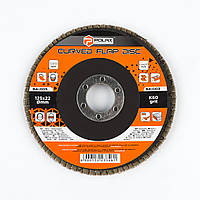 Круг (диск) Polax шліфувальний пелюстковий для УШМ (болгарки) 125*22мм, зерно K60 (54-003)