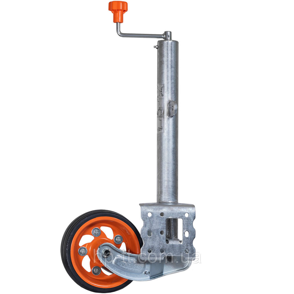 Опорне колесо Kartt автоматичне Ø60 мм 500 кг ролик 230х80 мм KJW6015 аналог 1223638