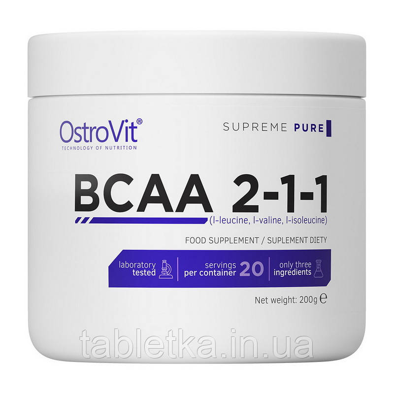 OstroVit BCAA 2-1-1 (200 g, pure)