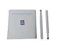 4G WiFi роутер ZTE MF286R с двумя антеннами 8dBi (Cat.6, 2,4\5 ГГц, 4 LAN, 2 Phone)