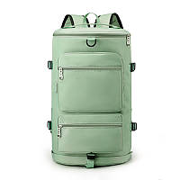 Рюкзак спортивний Merlion, 29x29x49cm, з плечовим ременем, Green