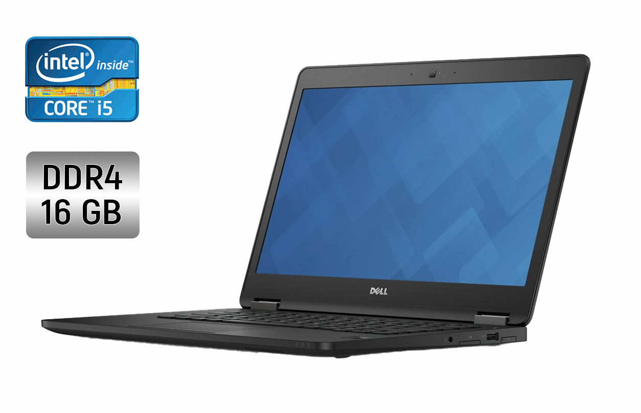 Ультрабук Dell Latitude E7470/ 14" (1920x1080)/ Core i5-6300U/ 16 GB RAM/ 256 GB SSD/ HD 520