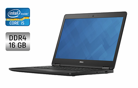 Ультрабук Dell Latitude E7470/ 14" (1920x1080)/ Core i5-6300U/ 16 GB RAM/ 256 GB SSD/ HD 520, фото 1