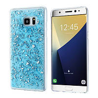 Чохол для Samsung Galaxy Note Fan Edition N935 силіконовий з блискітками