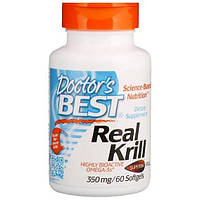 Масло криля Doctor's Best Real Krill 350 mg 60 Softgels DRB-00224 IN, код: 7645852