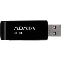 USB флеш наель ADATA 32GB UC310 Black USB 3.0 UC310-32G-RBK n