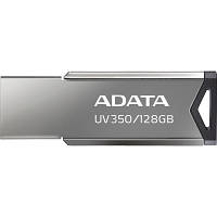 USB флеш наель ADATA 128GB UV350 Metallic USB 3.1 AUV350-128G-RBK n