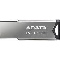 USB флеш наель ADATA 32GB UV350 Metallic USB 3.2 AUV350-32G-RBK n
