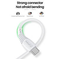 Дата кабель USB 2.0 AM to Type-C 1.0m Nature T-C830 White T-Phox T-C830 White n
