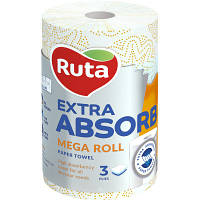 Бумажные полотенца Ruta Selecta Mega roll 3 слоя 1 шт. 4820023745643 n