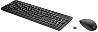 Комплект клавиатура и мышь HP 230 Black (18H24AA) беспроводной