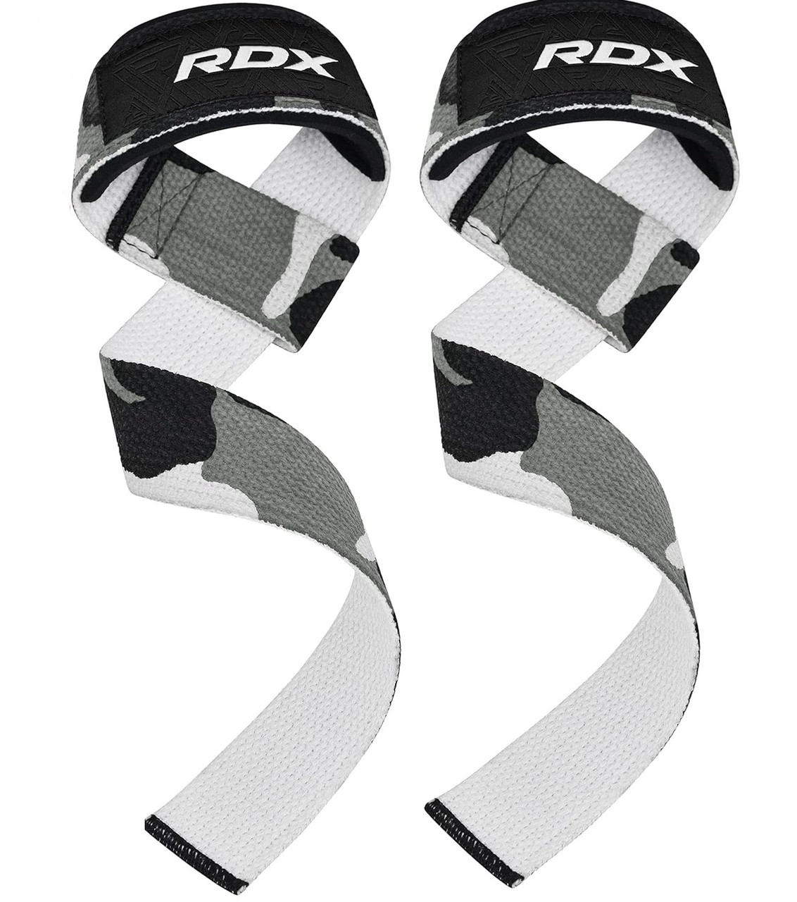 Лямки для тяги RDX W1 Gym Single Strap Camo Gray Plus, фото 1