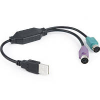 Переходник USB to PS/2 Cablexpert UAPS12-BK n
