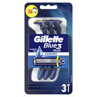 Бритва Gillette Blue 3 Comfort 3 шт. 7702018489695/7702018489619 n
