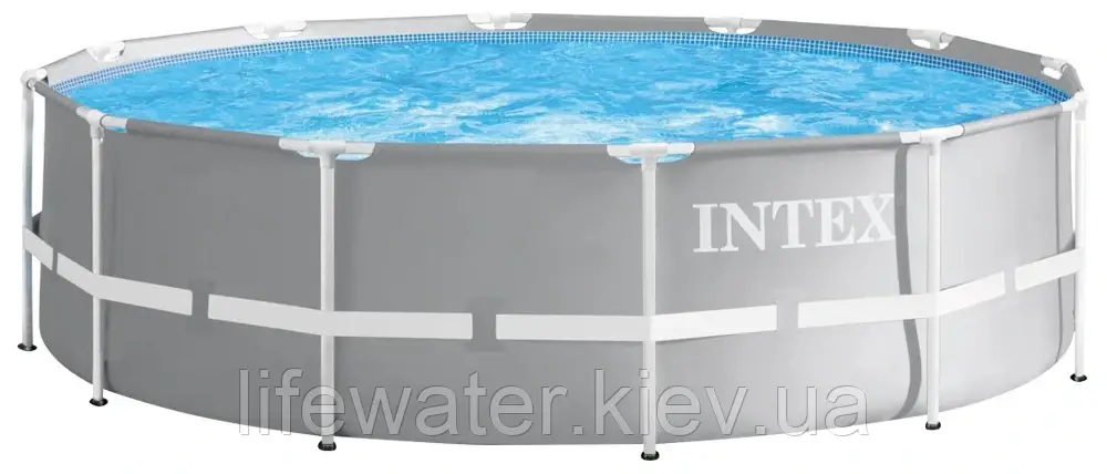 Intex Каркасний басейн Intex 26716 Premium (366х99 см) з картриджним фільтром та драбиною