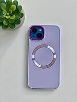 Чохол для iPhone 14 Matte Colorful Metal Frame MagSafe / Чехол айфон 14