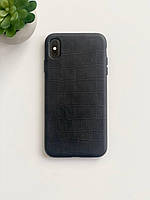 Чохол Leather Croc Case для iPhone XS Max / Шкіряний чохол айфон XS Max/хс макс