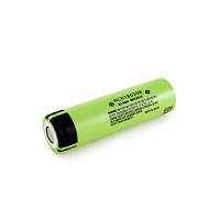 Аккумулятор 18650 Li-Ion NCR18650B TipTop, 3400mAh, 6.8A, 4.2/3.6/2.5V, green, OEM Panasonic NCR18650B n