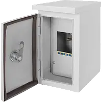 E.NEXT e.mbox.stand.n.04.z Шкаф металлический, под 4мод., герметичный IP54, навесной, с замком